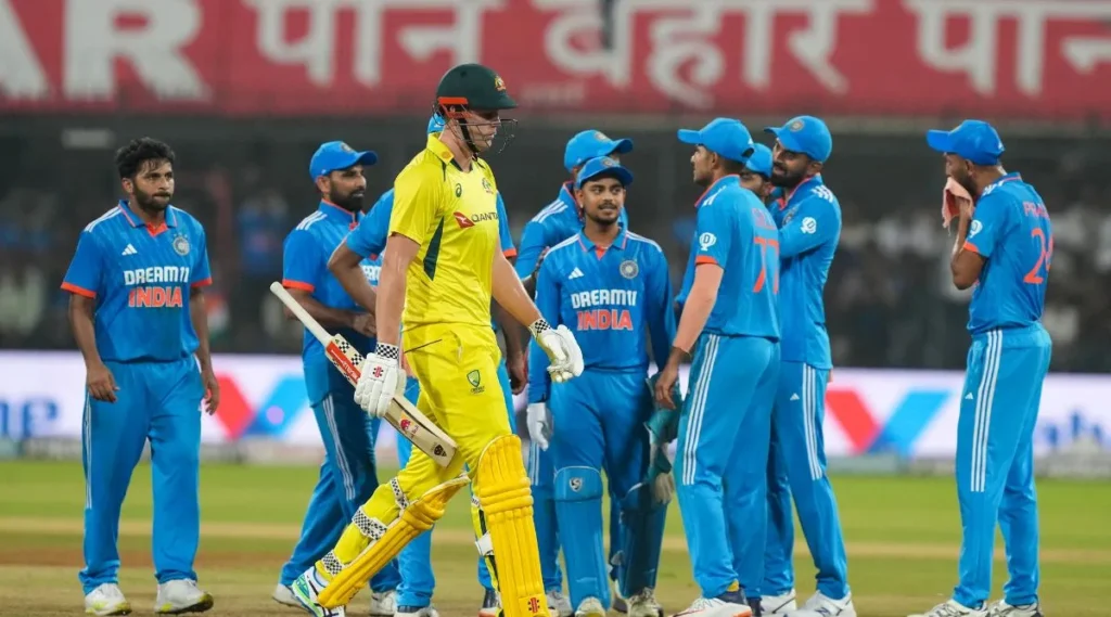 india national cricket team vs australian men’s cricket team match scorecard